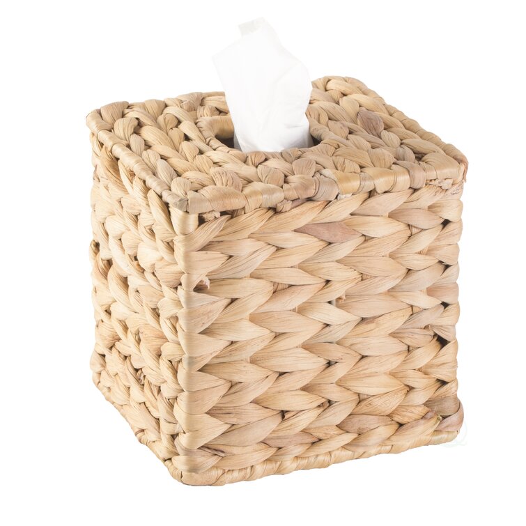 Square Water Hyacinth Tissue Box ST212256